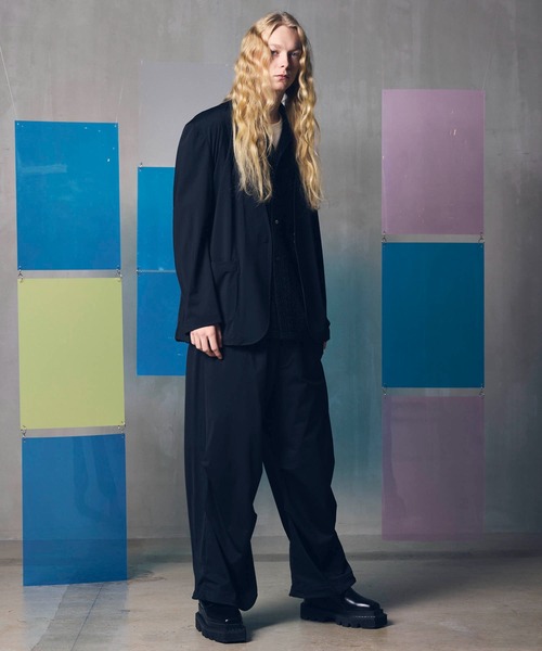 「MAISON SPECIAL」 ノーカラージャケット 0 グレー レディース_画像7