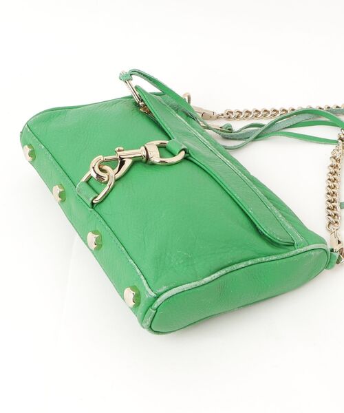 「REBECCA MINKOFF」 ショルダーバッグ - グリーン レディース_画像3