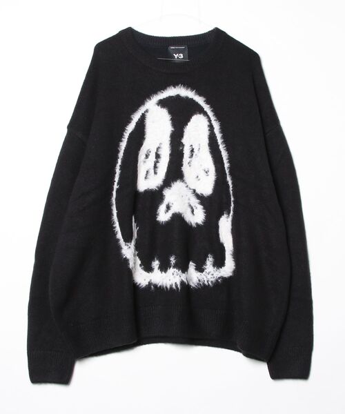 Y-3 セーター ニット CHITO GRAPHIC KNITTED SWEATER メンズ