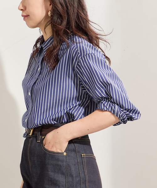 「journal standard L'essage」 長袖シャツ FREE ブルー レディース_画像3