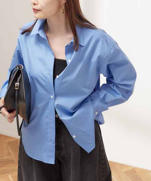 「journal standard L'essage」 長袖シャツ FREE ブルー レディース_画像5