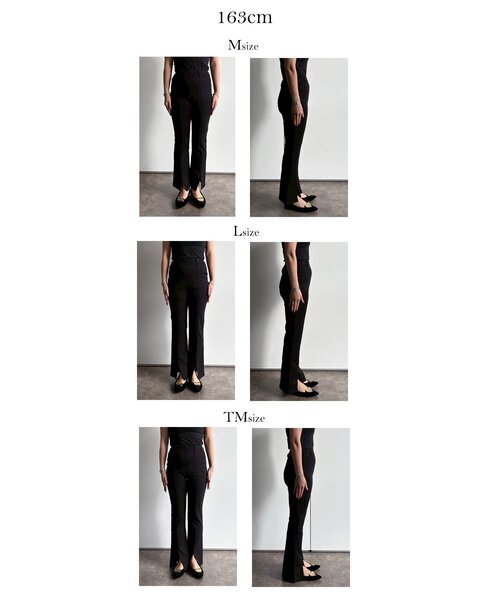 「prose verse」 パンツ MEDIUM ブラック レディース_画像7