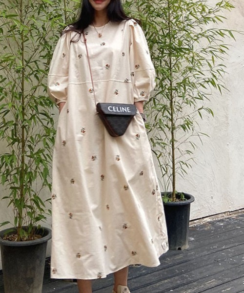 「FREE STYLISTS」 「JLP」長袖ワンピース FREE ベビーピンク レディース_画像7