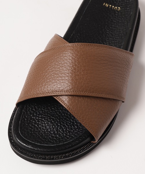 サンダル SH-018 leather cross strap sandals メンズ レディース 