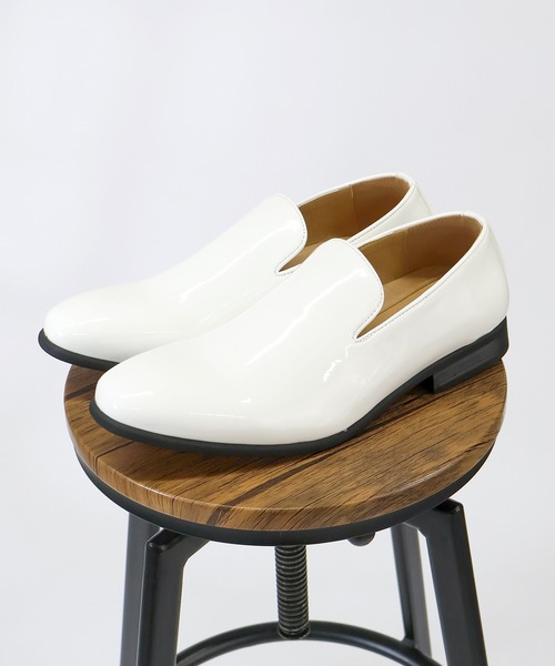 極美品⭐️Lui’s■オペラシューズ✨ドレスシューズ カッティング スリッポン Dedes（デデス） スリッポン Dedes/オペラシューズ(5200) メンズ