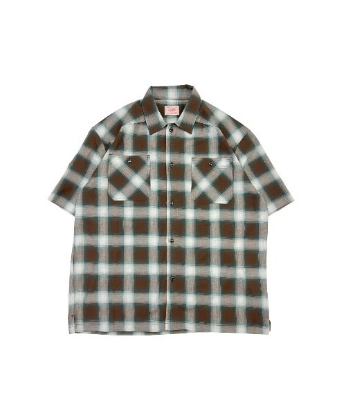 BIG MIKE（ビッグマイク） シャツ ビックマイク/ OMBRE CHECK SS