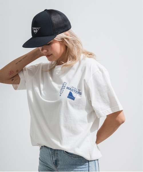 aaee logo ster メッシュキャップ 9月下旬お届けアイテム】WEB LOGO STAR MESH CAP [SKYBLUE