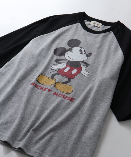 絶対一番安い Disney tシャツ 「Disney/ディズニー」ミッキーマウス アート トップス