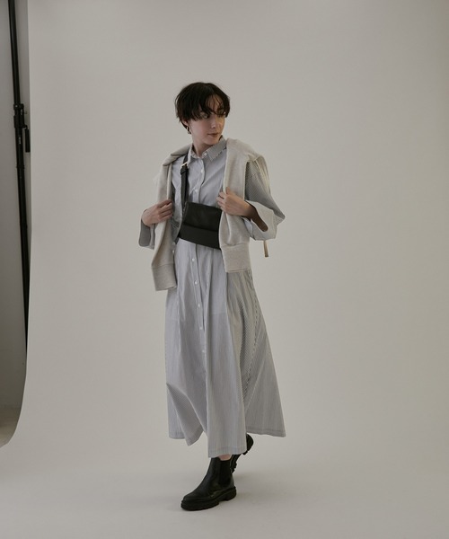 ロウン♡ROWOOM♡ルームシャツワンピース 新品未開封 SALON adam et rope'（サロン アダム エ ロペ） シャツワンピース