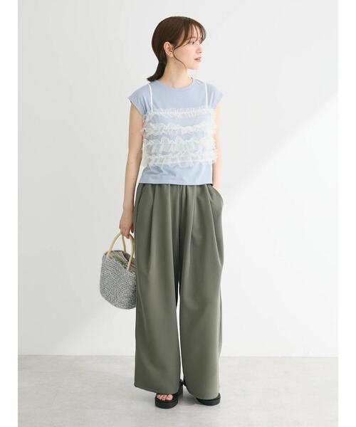 Green Parks tシャツ ・swing by SET2点チュールビスチェ