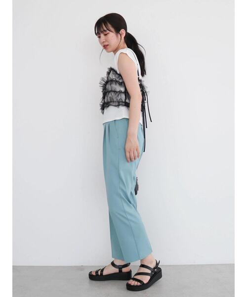【4点セット】ビスチェとTシャツ Green Parks tシャツ ・swing by SET2点チュールビスチェ