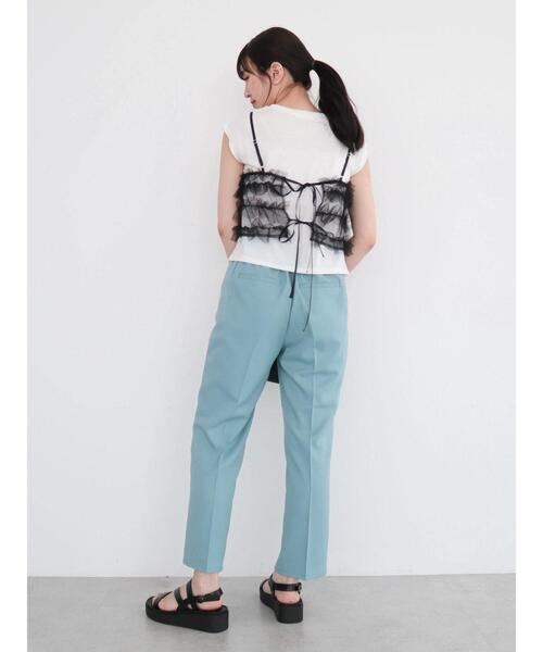 Green Parks tシャツ ・swing by SET2点チュールビスチェ