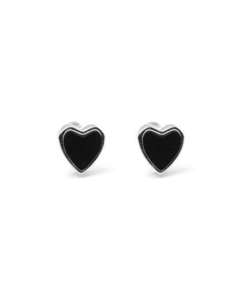LHME ピアス 「WEB限定」“Moment”ハートピアス/ブラック LHME ピアス 「WEB限定」“Moment”ハートピアス/ブラック