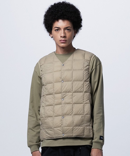 ショルダーニット　ダウンベスト セール】 カシミヤ ニットダウンベスト （ダウンジャケット・ベスト