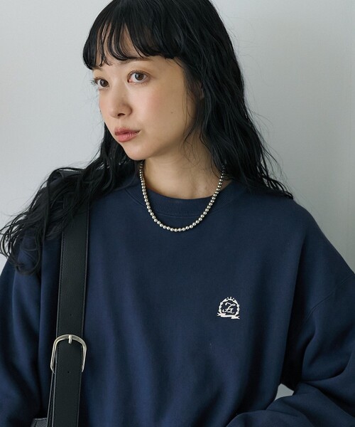 ■新品【IENA】ロゴ スウェット ネイビー BEN DAVIS スウェット スエット ベンデイビス ブランド ワン