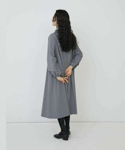 conges payes ADIEU TRISTESSE ワンピース タックスリーブ