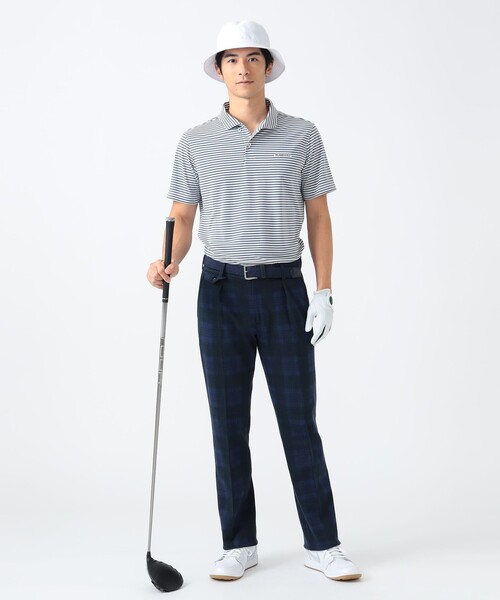 BEAMS GOLF パンツ PURPLE LABEL / ジャカードチェック メンズ