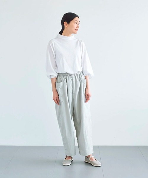 ata（アタ） パンツ ata pants 1. / ナイロン コクーンパンツ