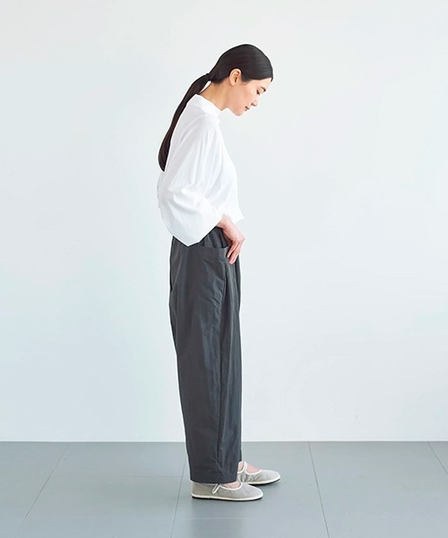 ata（アタ） パンツ ata pants 1. / ナイロン コクーンパンツ
