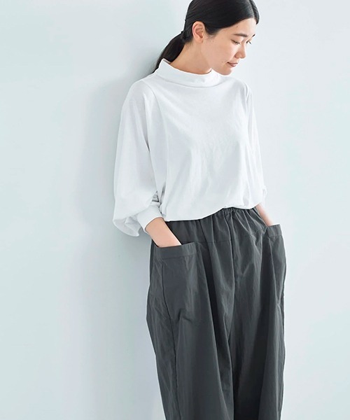 【新品未使用】ata pants 1. / チャコール ata（アタ） パンツ ata pants 1. / ナイロン コクーンパンツ