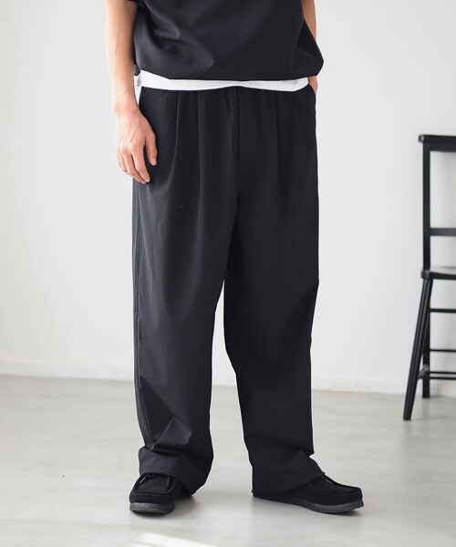 B：MING by BEAMS パンツ 通気性 速乾 COOLMAX(R) ワイド