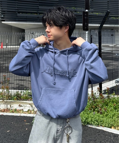ADAMASTE パーカー pigment logo hoodie - ピグメントロゴ