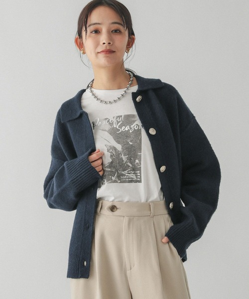 GLOBAL WORK（グローバルワーク） tシャツ ヘビロッTEEワイドプリント