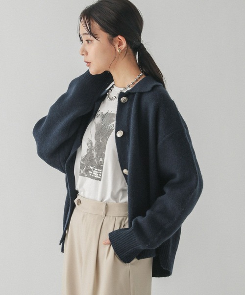 宇原【断捨離】 GLOBAL WORK（グローバルワーク） tシャツ ヘビロッTEEワイドプリント