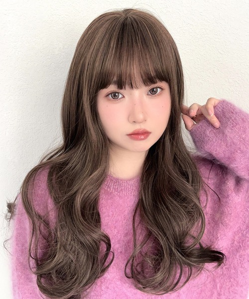 ウィッグ エクステ 「 リラックスセミロング 2タイプ 」 ロング 自然