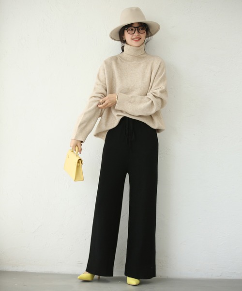 「SAISON DE PAPILLON」 タートルネックニット L アイボリー レディース_画像8