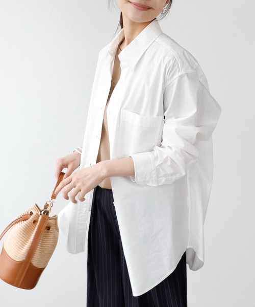 トップス Nagoya Jines ブラウス シャツ 2WAYサイドタックシャツ レディース