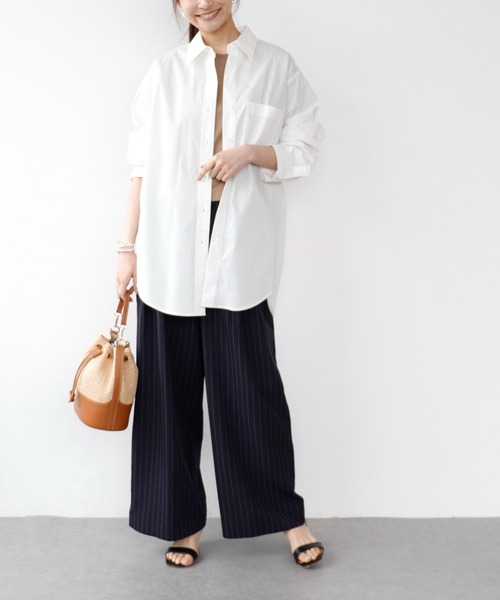ブラウス シャツ 2WAYサイドタックシャツ レディース Jines ブラウス シャツ 2WAYサイドタックシャツ レディース