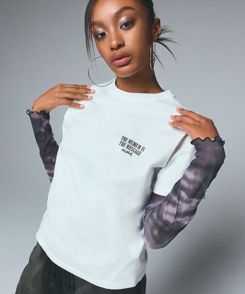 tシャツ VINTAGE LABEL FACE LOGO S/S TEE レディース X-girl tシャツ VINTAGE LABEL FACE LOGO S/S TEE レディース