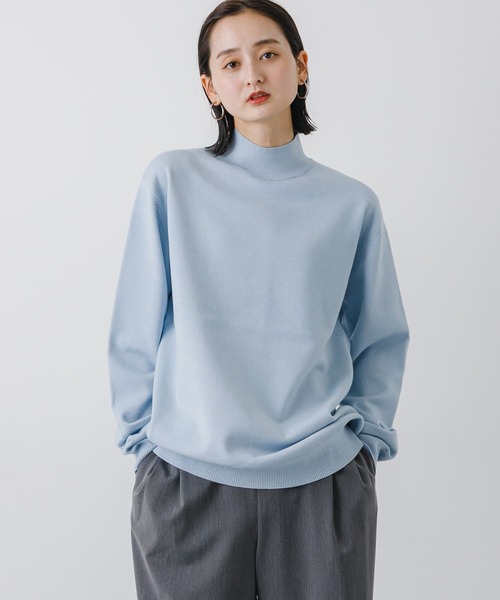 「SENSE OF PLACE by URBAN RESEARCH」 タートルネックニット MEDIUM ブラック メンズ_画像7