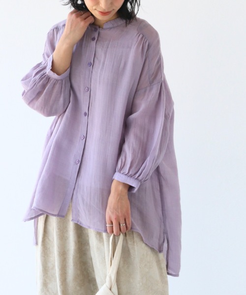 ブラウス シャツ ナチュラルで涼しい服 レディース