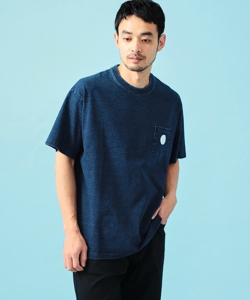 EDWIN（エドウィン） tシャツ インディゴ Tシャツ 半袖 メンズ