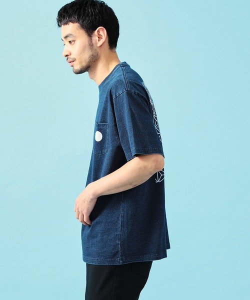 EDWIN（エドウィン） tシャツ インディゴ Tシャツ 半袖 メンズ