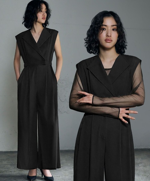 GIRL DRESS FOR NOW パンツドレス スタンドアウトカラー