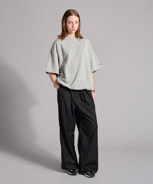 J.RIGGINGS 2タック WIDE SLACKS PT グレンチェック タックワイドスラックス ブラック／グレンチェック／ブラウン