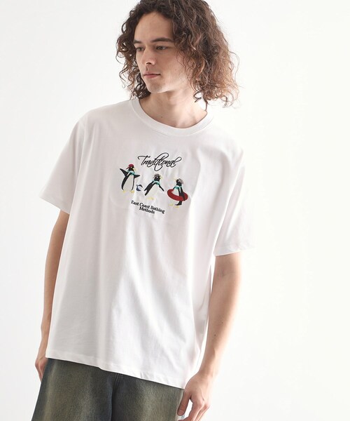 新品タグ付き　ピッコーネ　刺繍Tシャツ　半袖　ホワイト　サイズ38 カットソー 新品タグ付き ピッコーネ 刺繍Tシャツ 半袖 ホワイト サイズ38