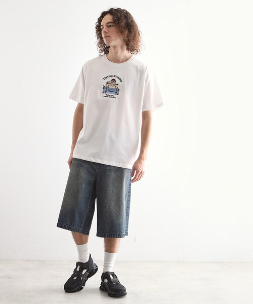 tk.TAKEO KIKUCHI tシャツ アニマル刺繍カットソー メンズ : ZOZOTOWN