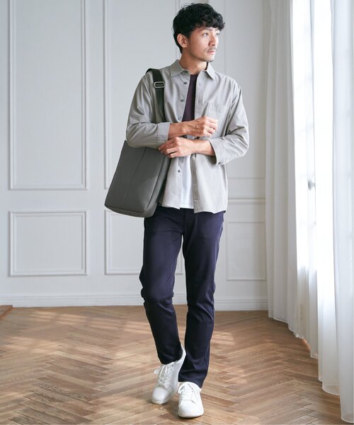 ikka ショルダーバッグ シュリンクジップショルダーバッグ