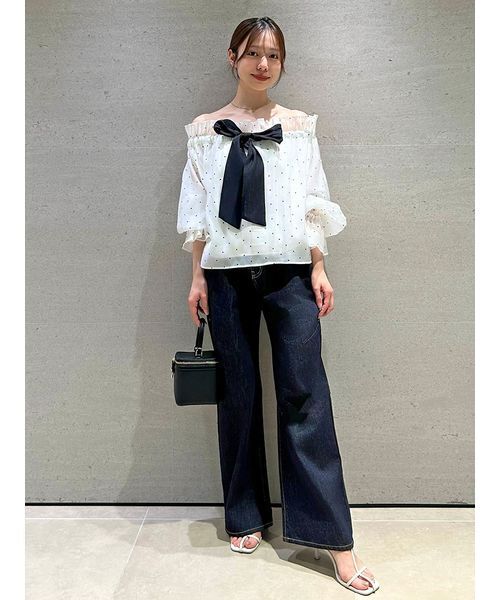 SNIDEL ブラウス シャツ 2wayボリュームブラウス レディース