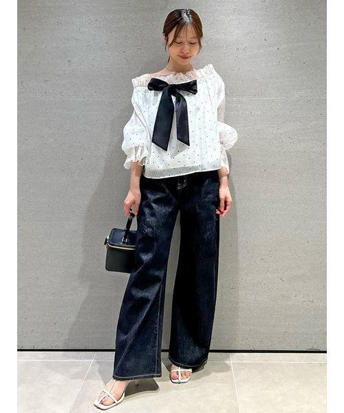 SNIDEL ブラウス シャツ 2wayボリュームブラウス レディース