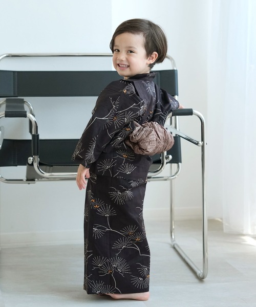 子供用 浴衣3点セット 120cm 男児 KYOETSU 浴衣 子供 セット 男の子 【 浴衣セット 豪華3点セット
