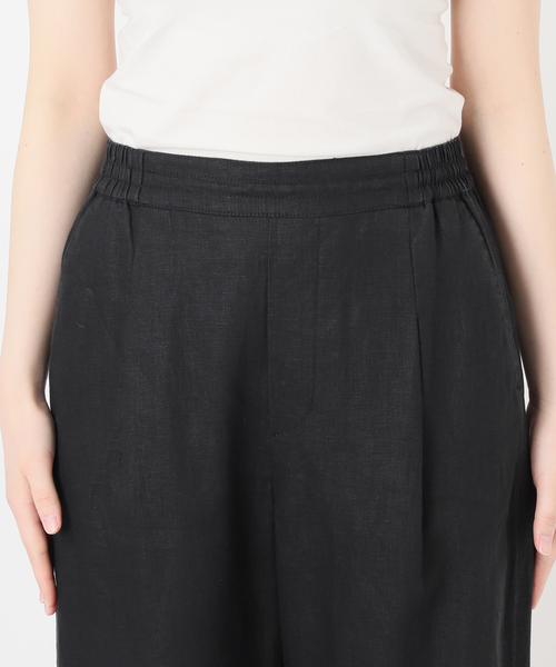 新品　B.CSTOCK手洗い可 / フレンチリネンストレートパンツ B.C STOCK｜《追加2》手洗い可 / フレンチリネンストレート