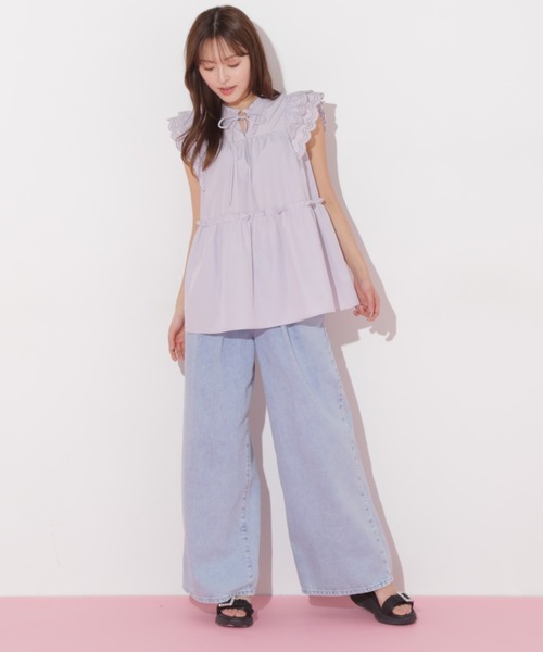 ジルバイジルスチュアート カットワークティアードチュニック カットワークティアードチュニック | JILL by JILL STUART（ジル