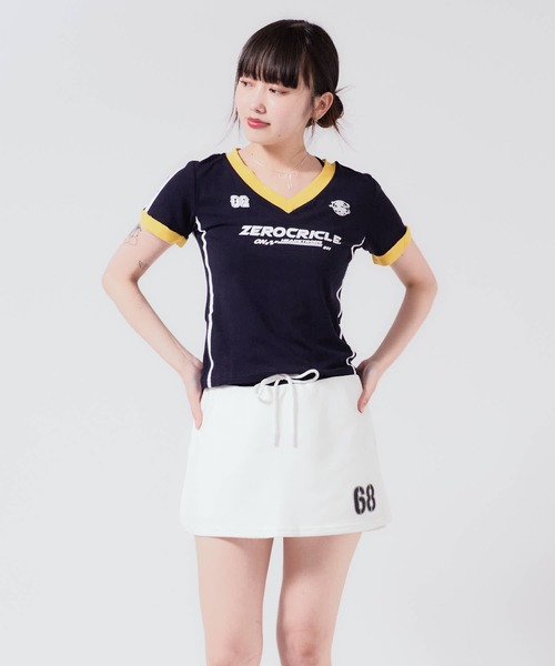 トップス chick Chick tシャツ Sports uniform-style tops / スポーツ