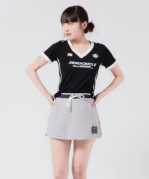 トップス chick Chick tシャツ Sports uniform-style tops / スポーツ
