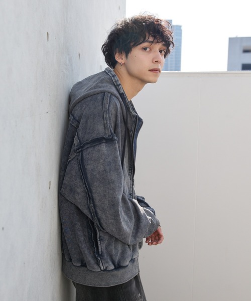 Spielio 「Spielio」 ジップアップパーカー M グレー メンズ